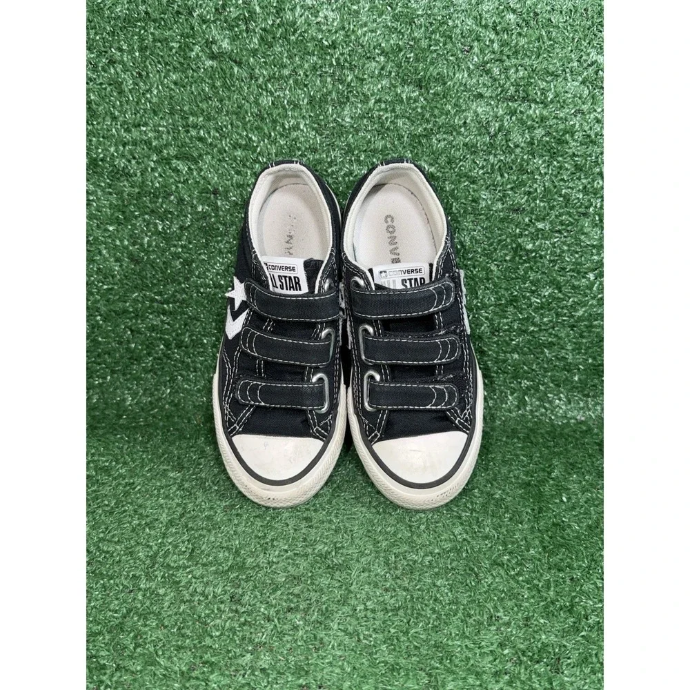 Converse Chuck Taylor All Star Shoes Toddler Kids Size 12 Black Low Top Canvas - Picture 5 of 9